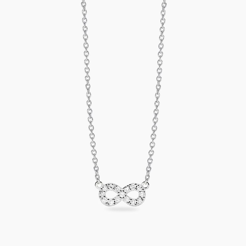 Girocollo con infinito in diamanti lab-grown 0,009 carati  - MABINA My Diamond