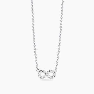 Girocollo con infinito in diamanti lab-grown 0,009 carati  - MABINA My Diamond