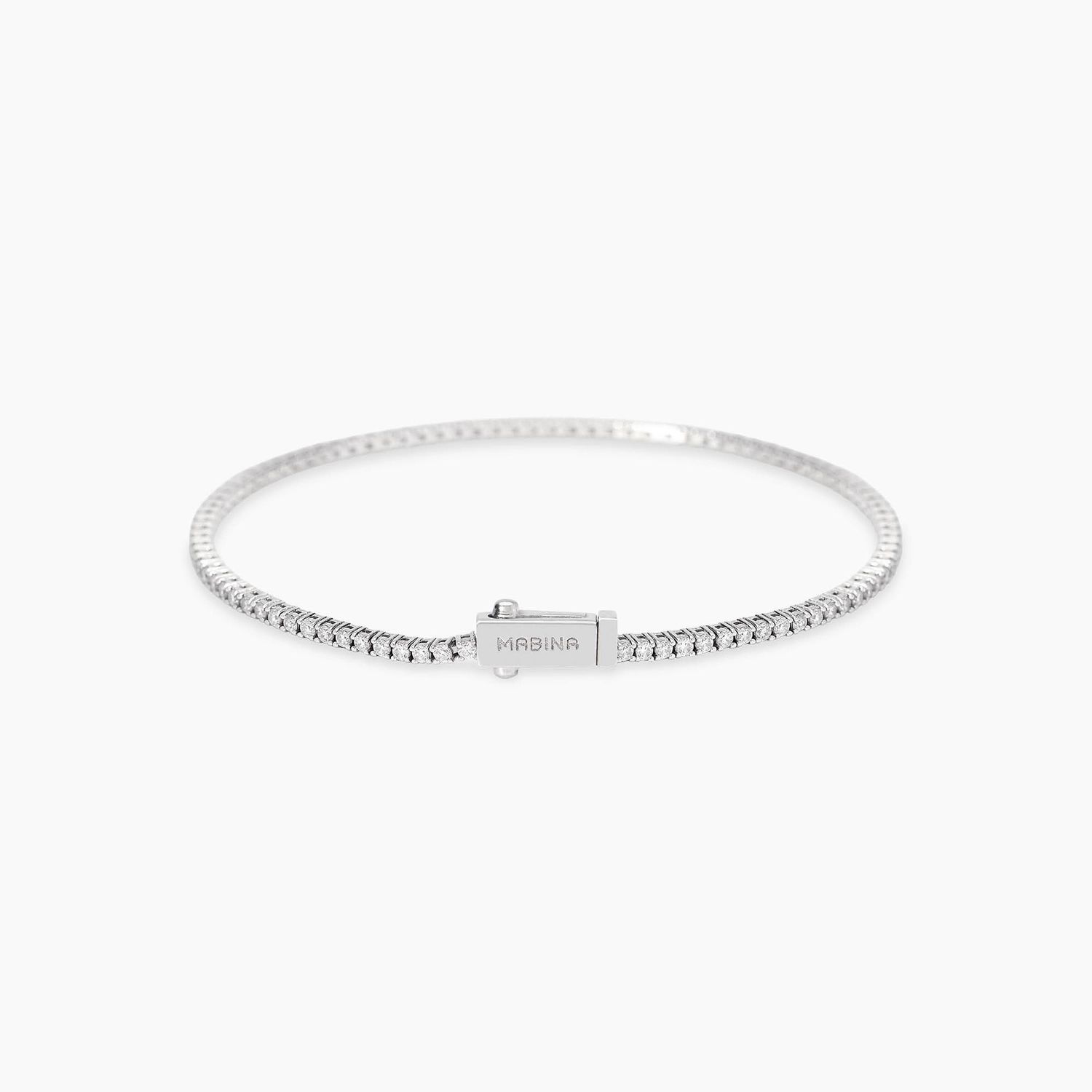 Bracciale tennis in diamanti lab-grown 0,015 carati  - MABINA My Diamond