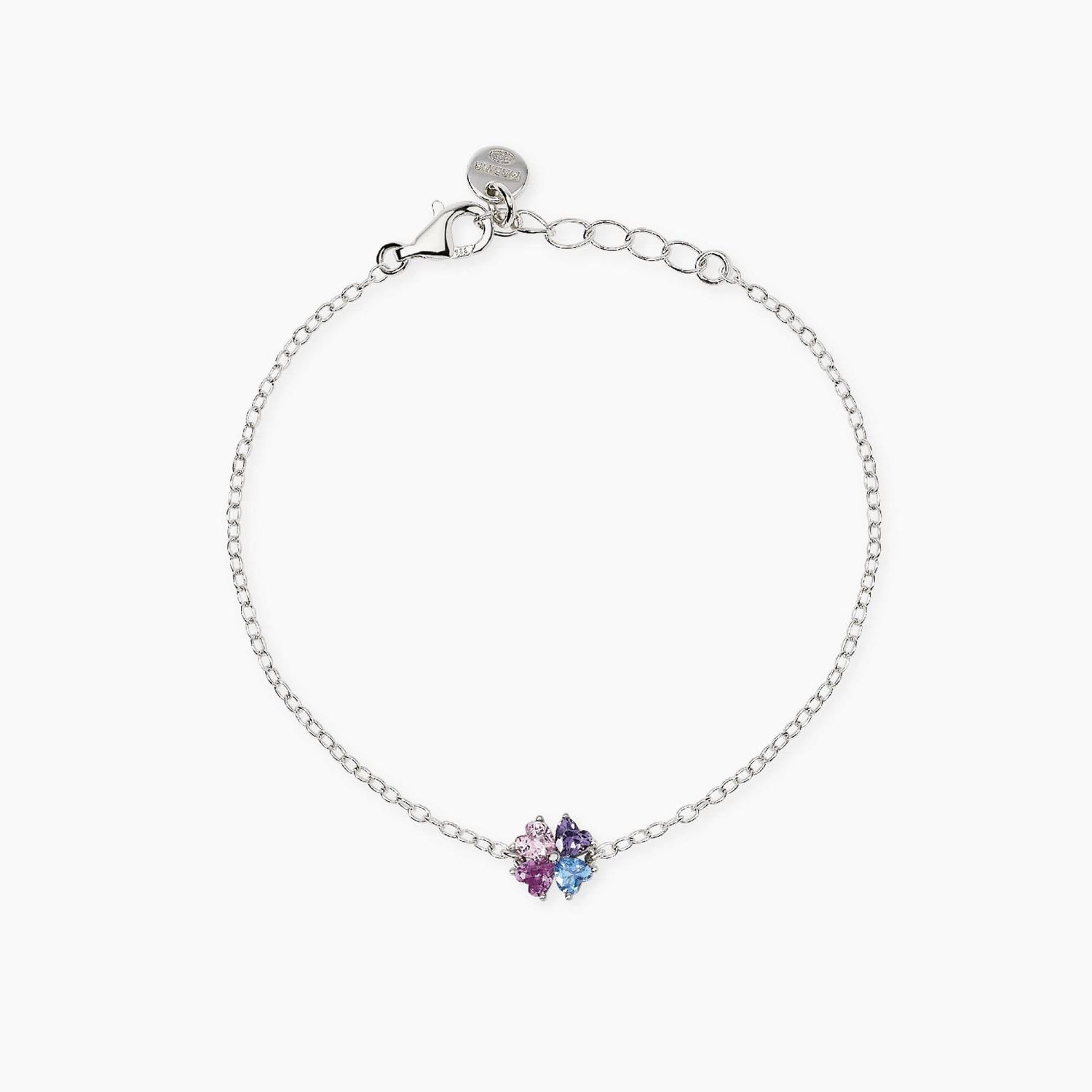 Bracciale bambina con quadrifoglio multicolor QUATTRO DESIDER - Mabina Gioielli