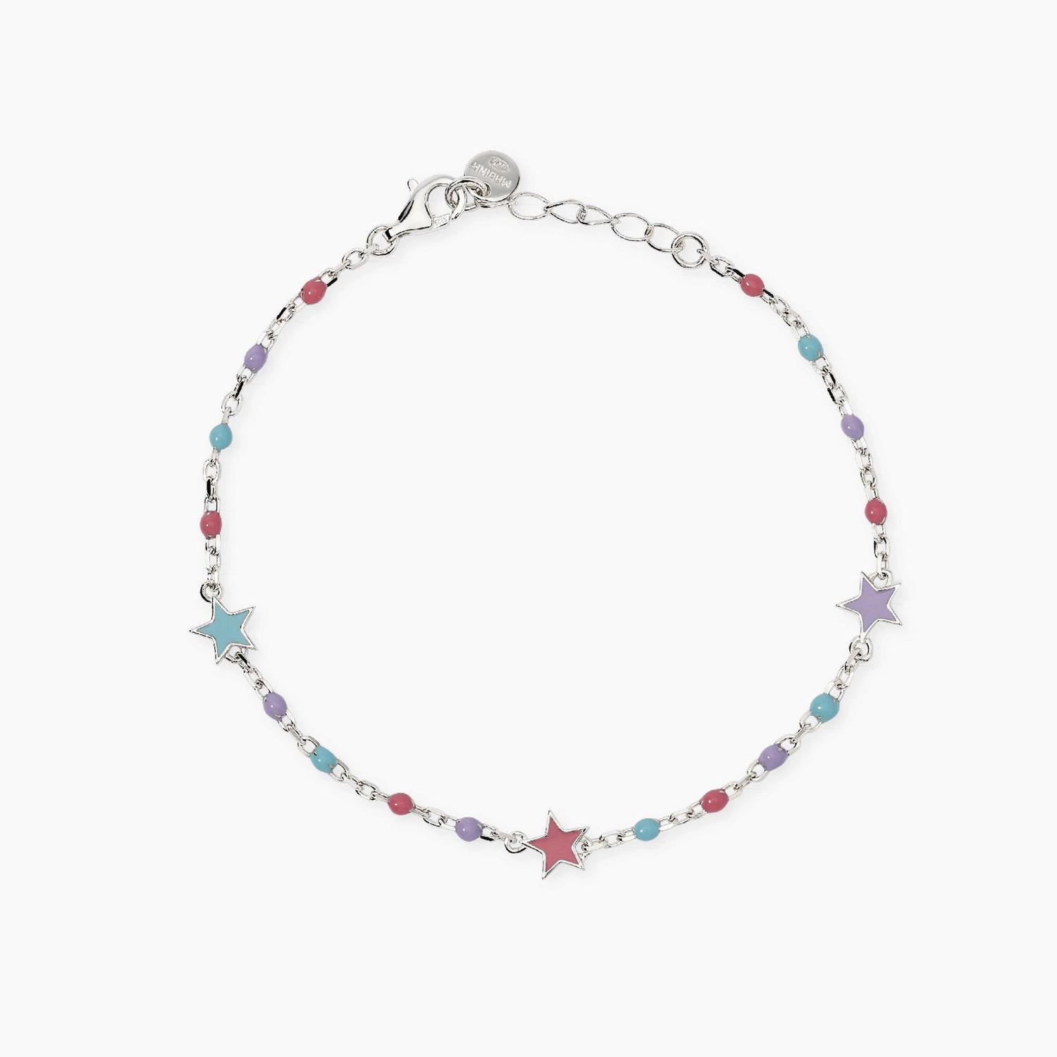 Bracciale baby multicolor con stelle STELLA STELLINA - Mabina Gioielli