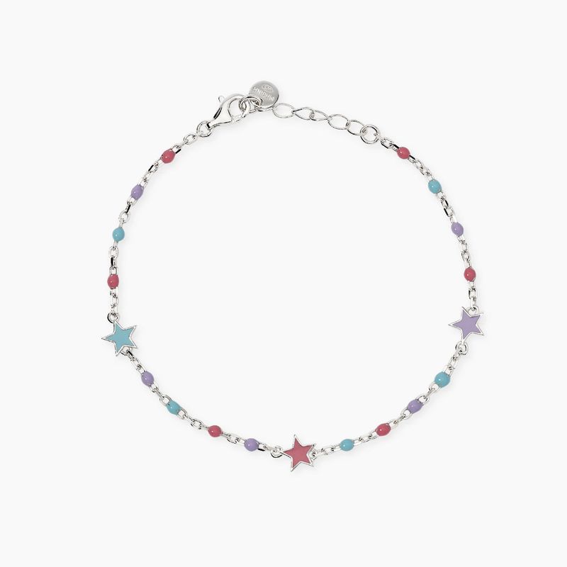 Bracciale baby multicolor con stelle STELLA STELLINA - Mabina Gioielli