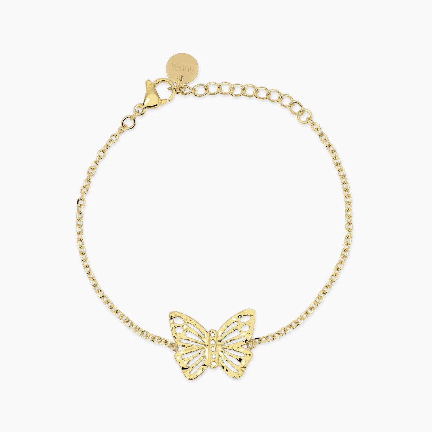 Bracciale dorato con farfalla - Style 67 Kidult
