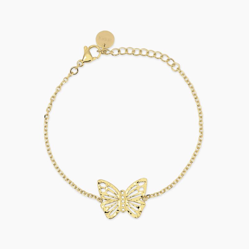 Bracciale dorato con farfalla - Style 67 Kidult
