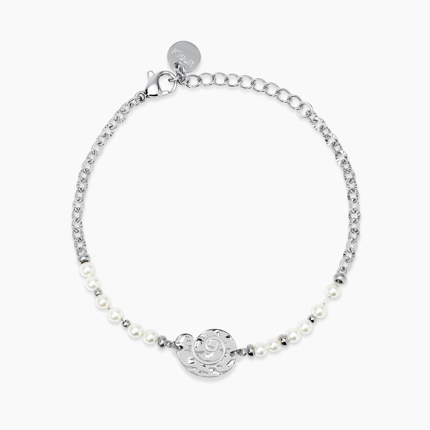 Bracciale con perle e conchiglia - Style 68 Kidult