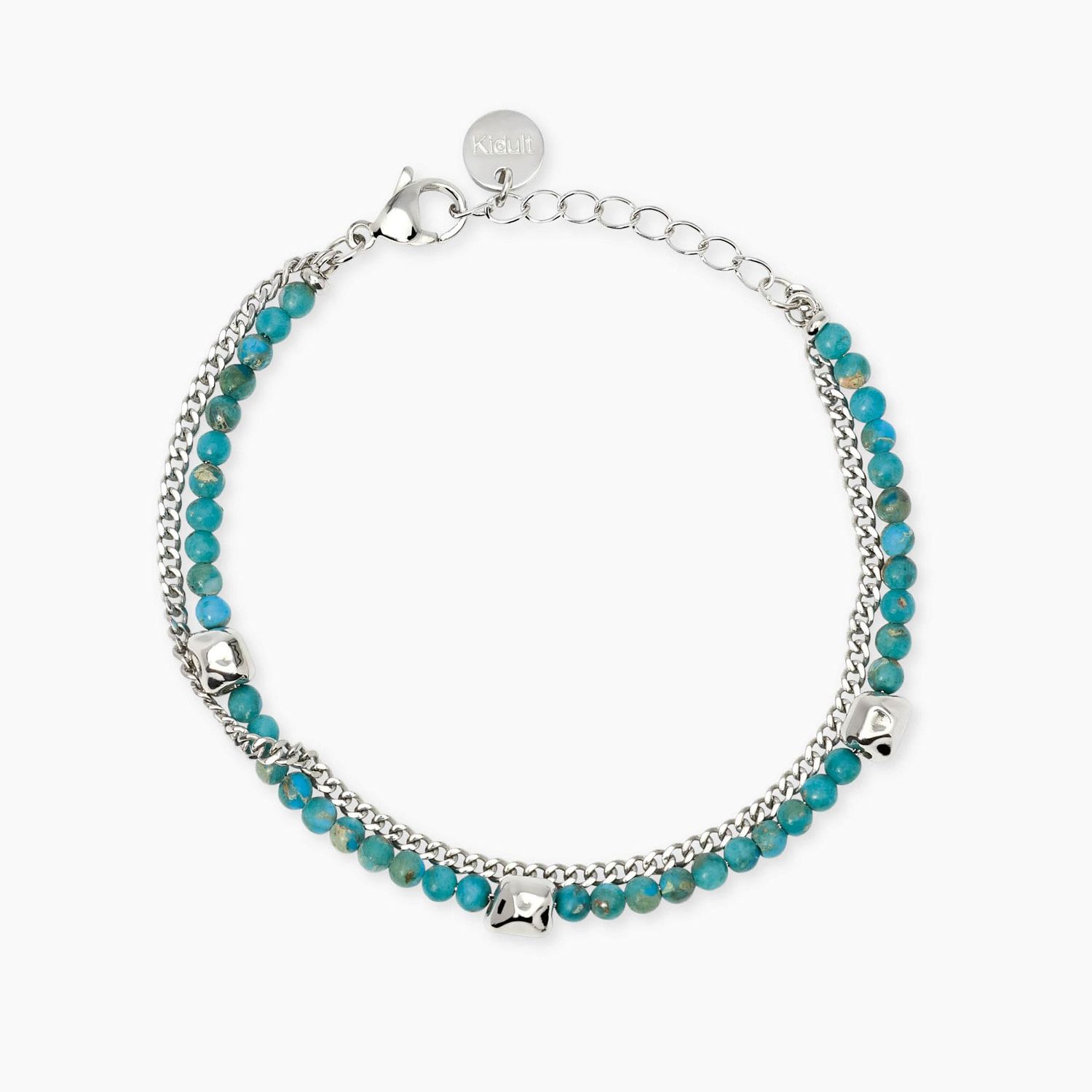 Bracciale regolabile con doppia catena - Style 76 Kidult