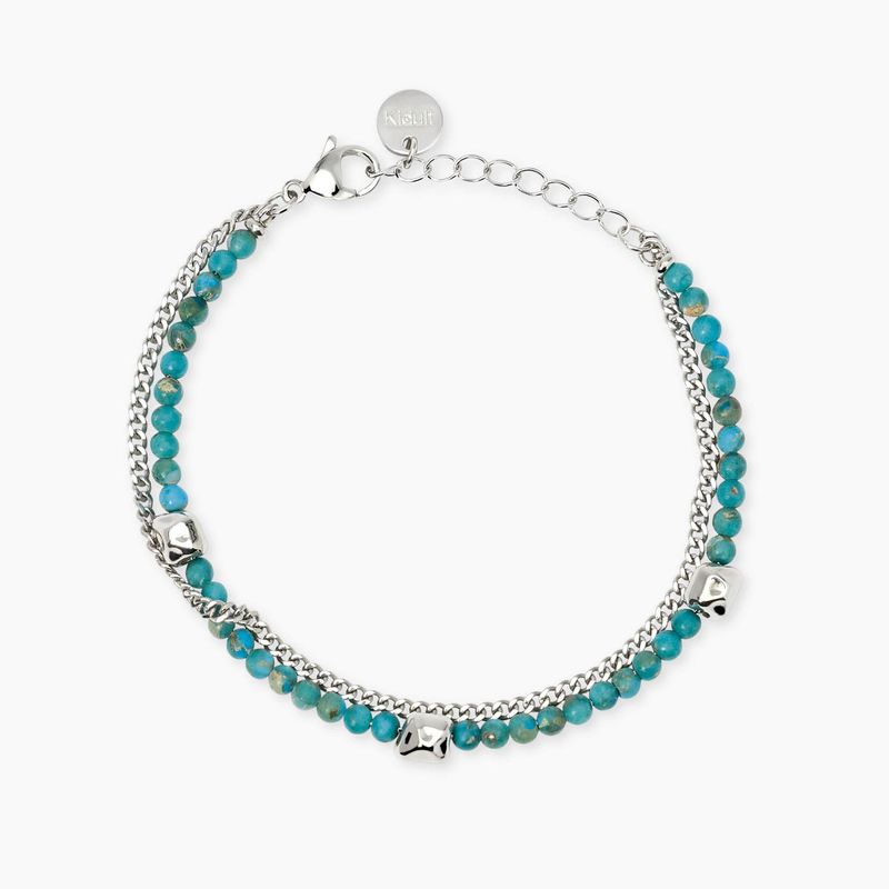Bracciale regolabile con doppia catena - Style 76 Kidult
