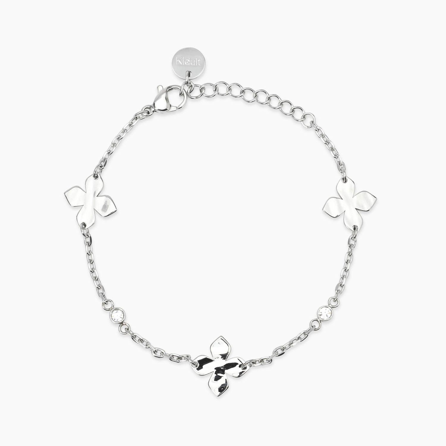 Bracciale regolabile con fiori - Style 66 Kidult