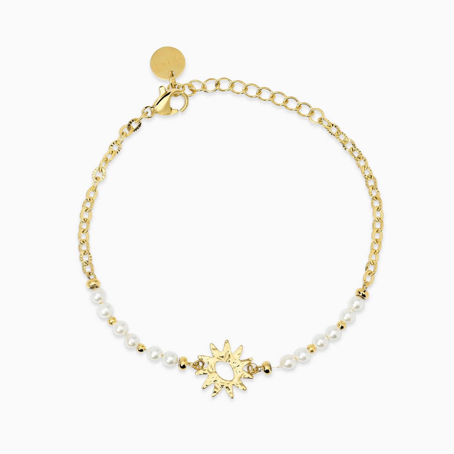 Bracciale con perle conchiglia e sole - Style 68 Kidult