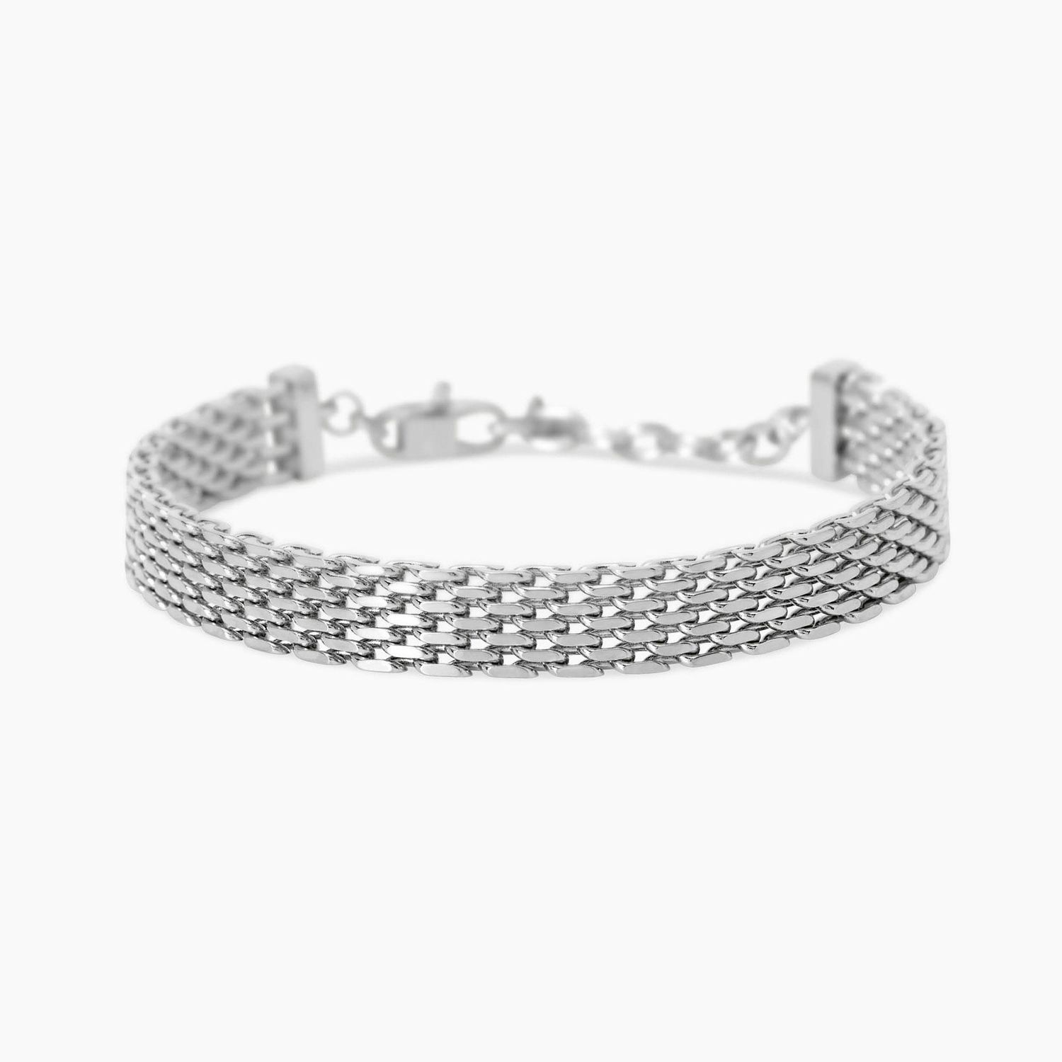 Bracciale regolabile con catena mesh - Style 72 Kidult