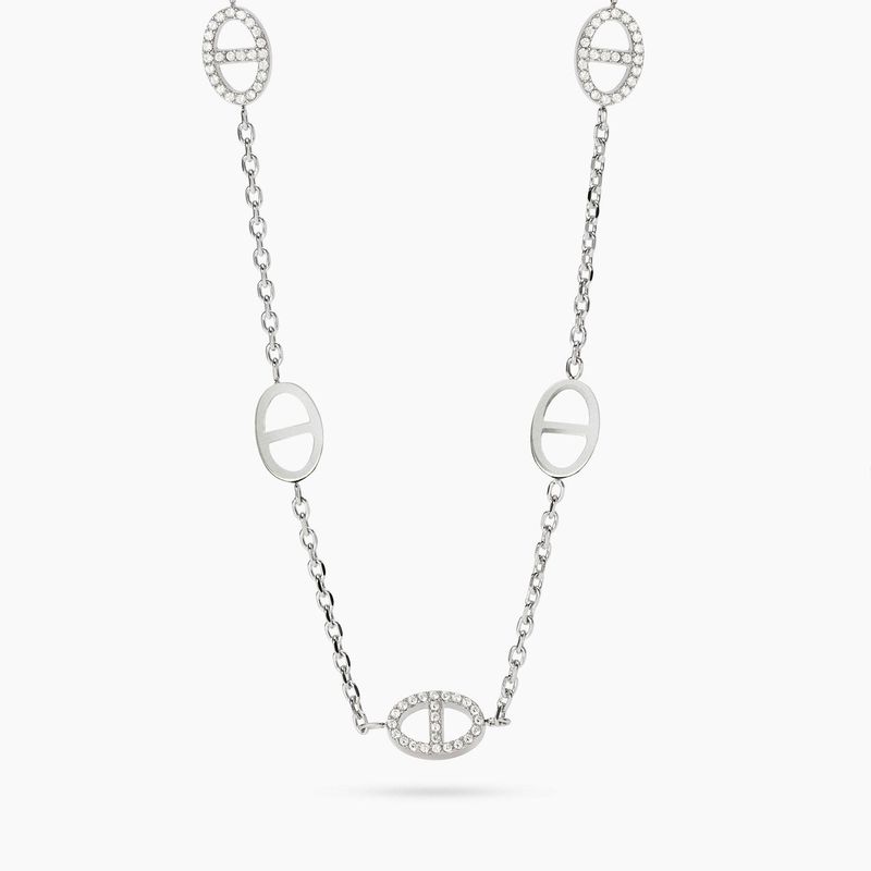 Girocollo con staffe in cristalli - Style 84 Kidult