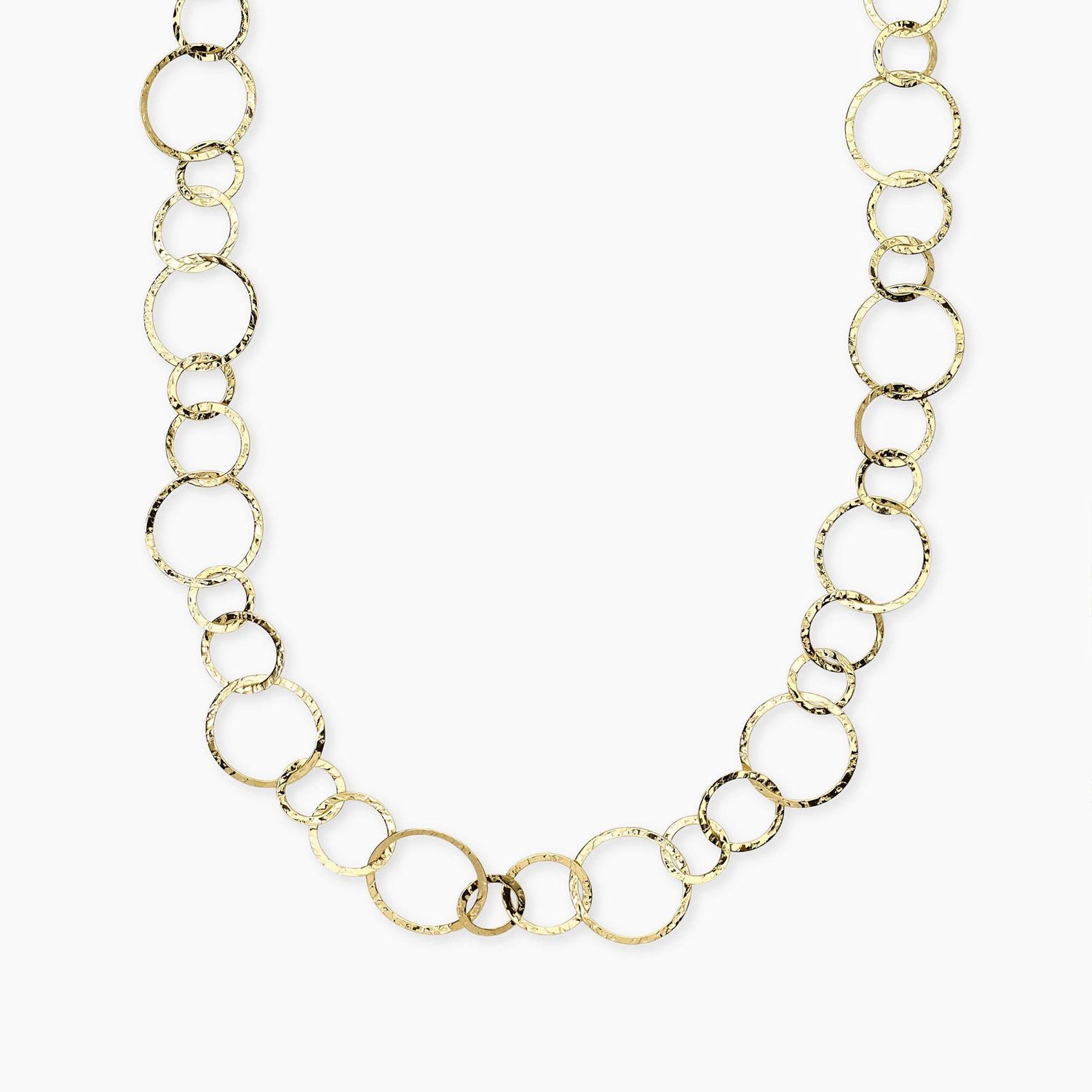 Collana con maglie dorate rotonde - Style 62 Kidult