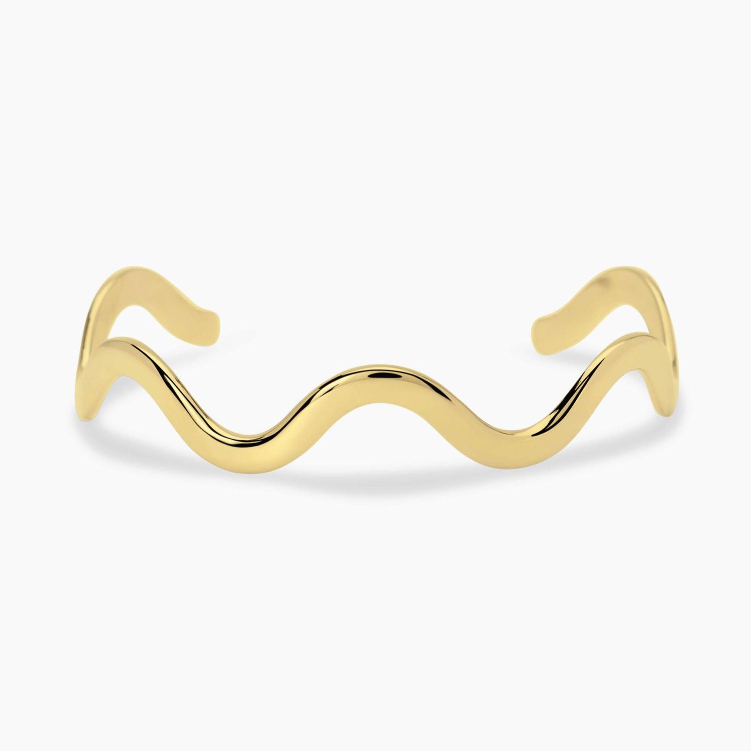 Bracciale schiava ondulato in dorato - Style 82 Kidult