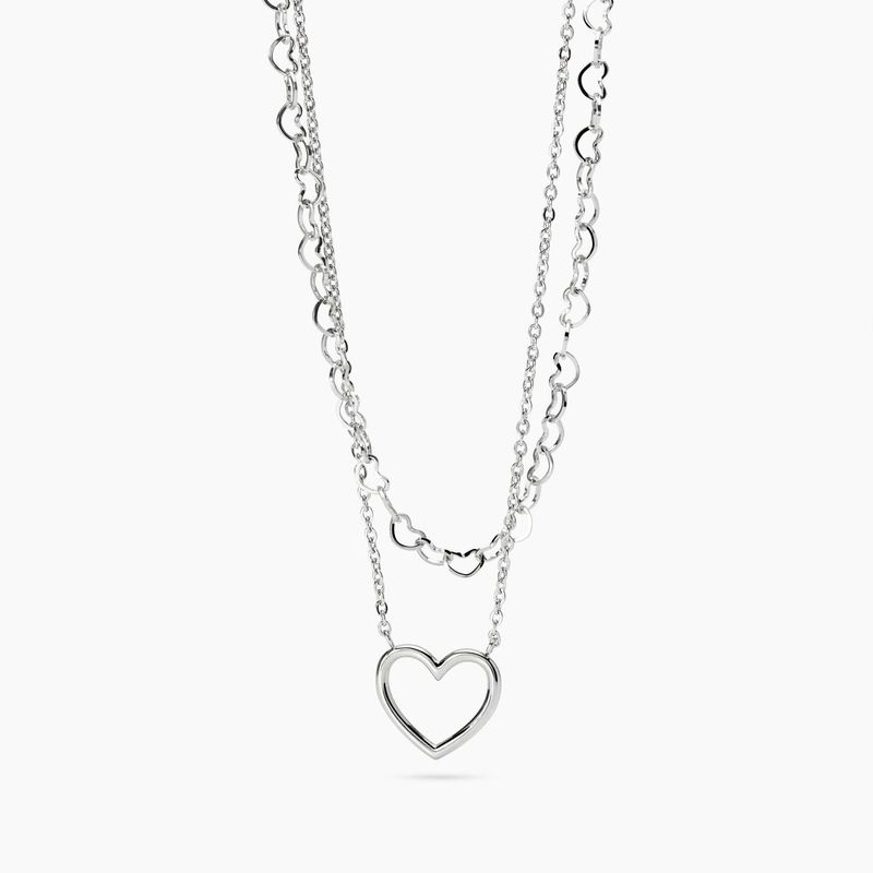 Girocollo doppia catena e cuore - Style 64 Kidult