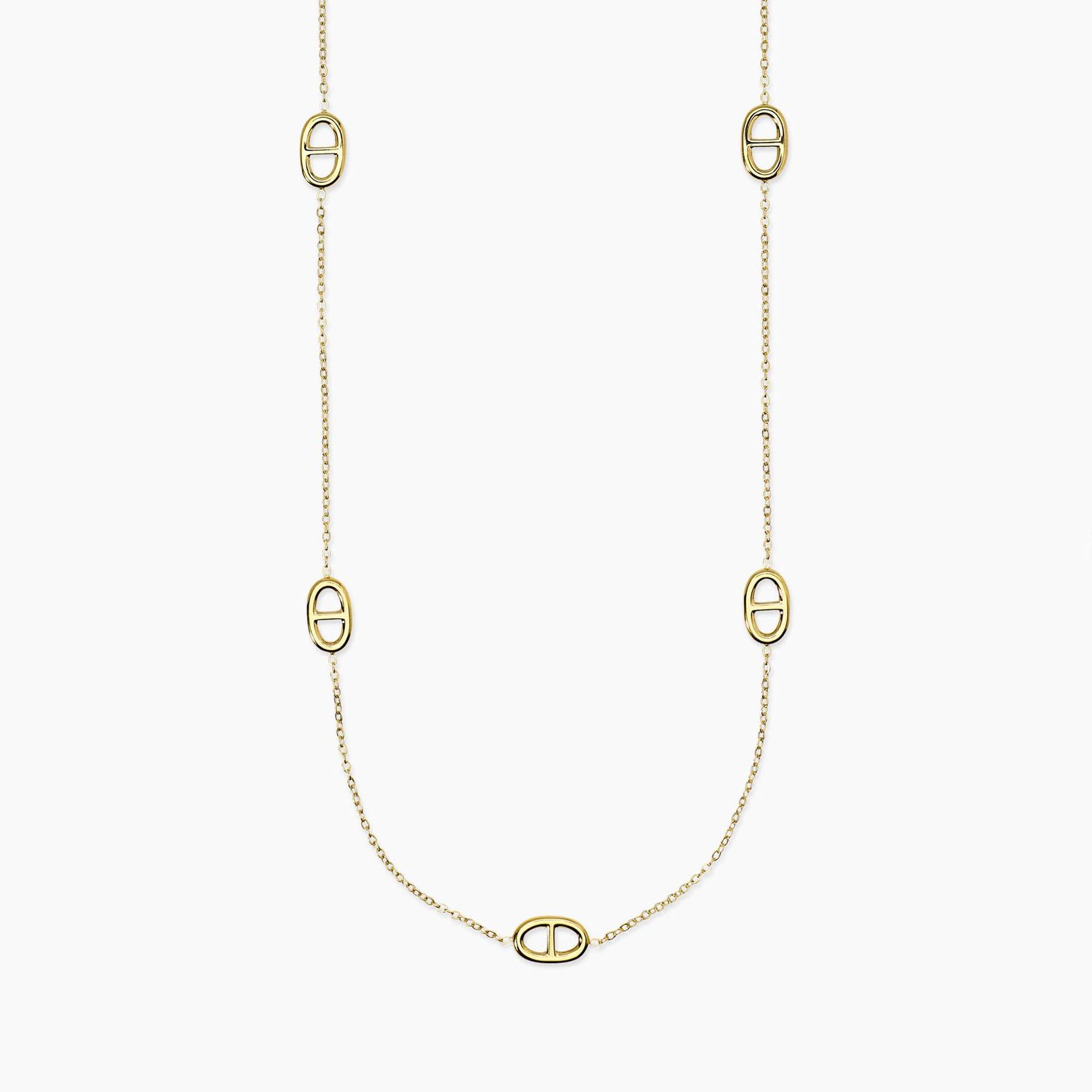 Collana con staffe in acciaio dorato - Style 84 Kidult