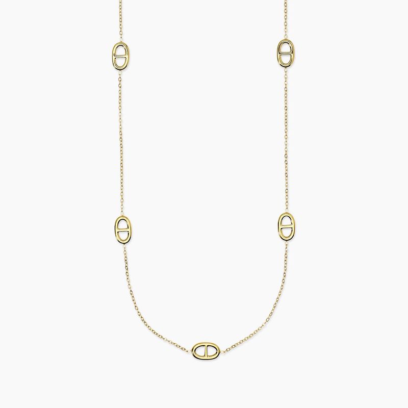 Collana con staffe in acciaio dorato - Style 84 Kidult