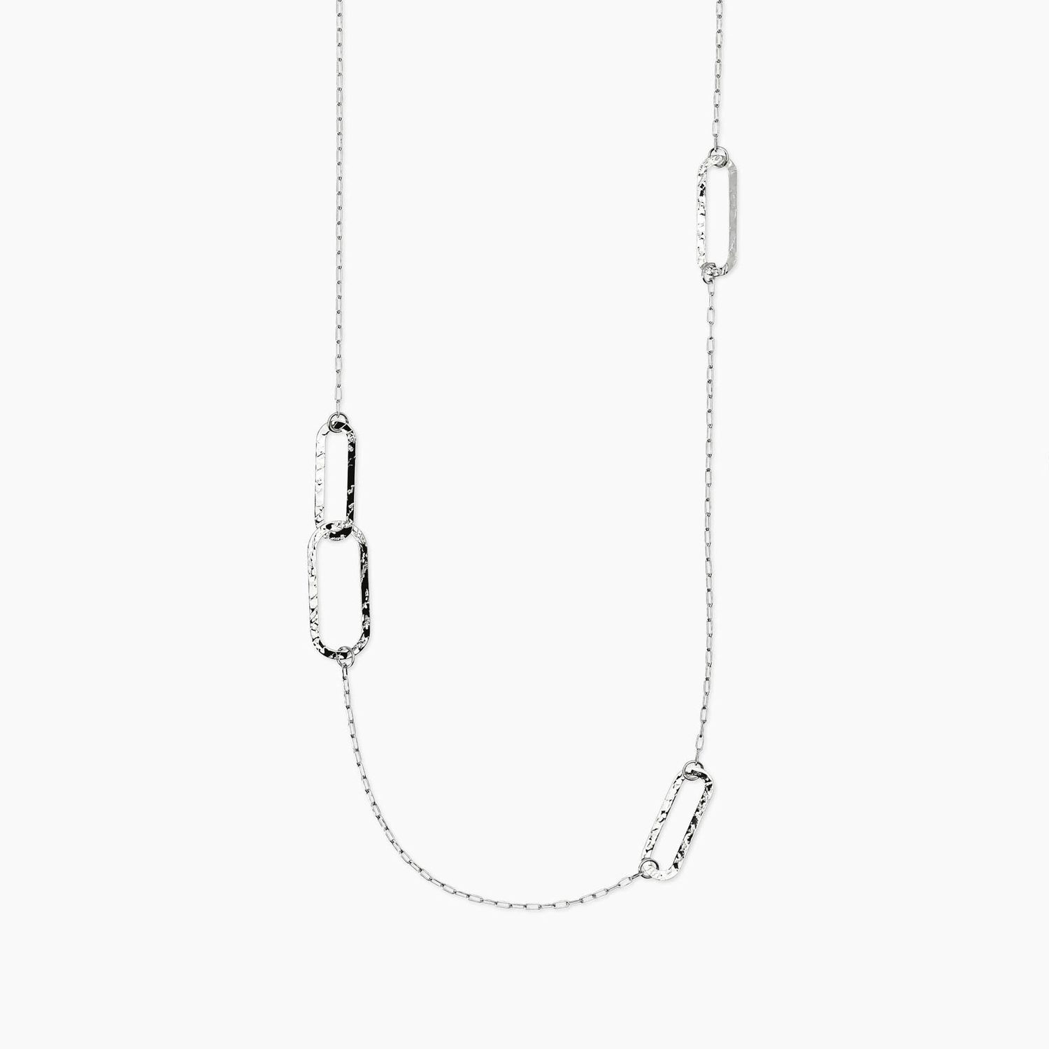 Collana con maglie allungate martellate - Style 83 Kidult