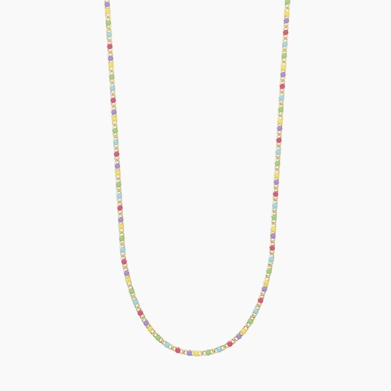 Girocollo componibile in acciaio dorato multicolor - Pop corn Kidult