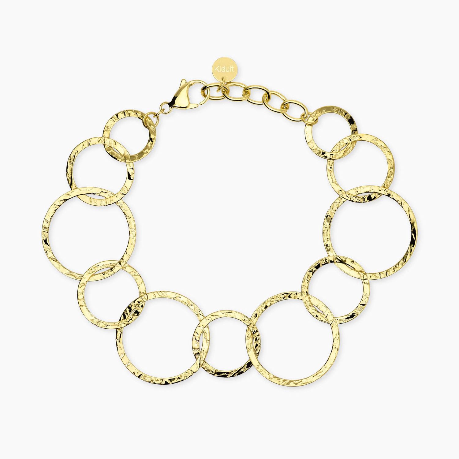 Bracciale con maglie dorate rotonde - Style 62 Kidult