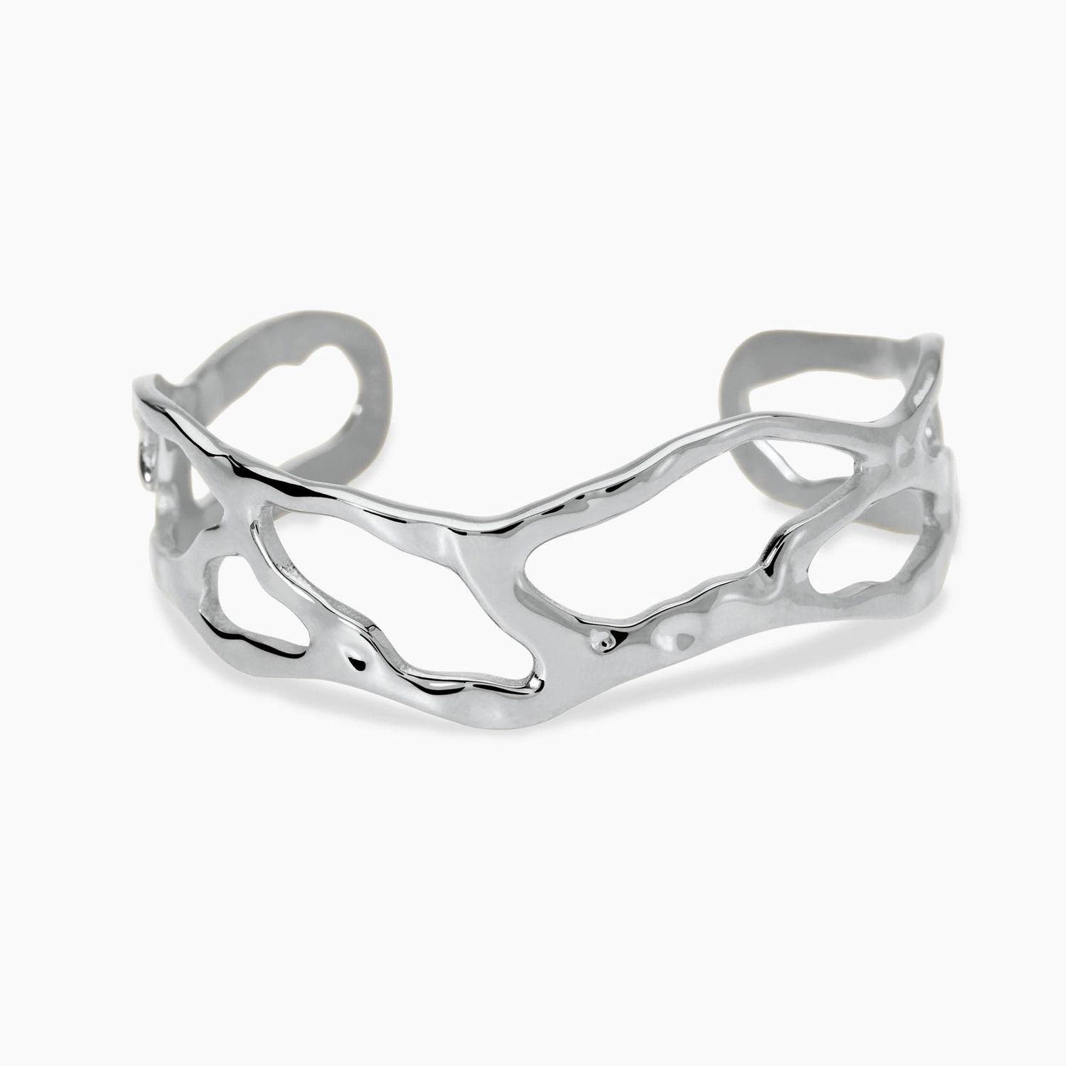 Bracciale cuff in acciaio martellato - Style 73 Kidult Bracciale cuff in acciaio martellato - Style 73 Kidult