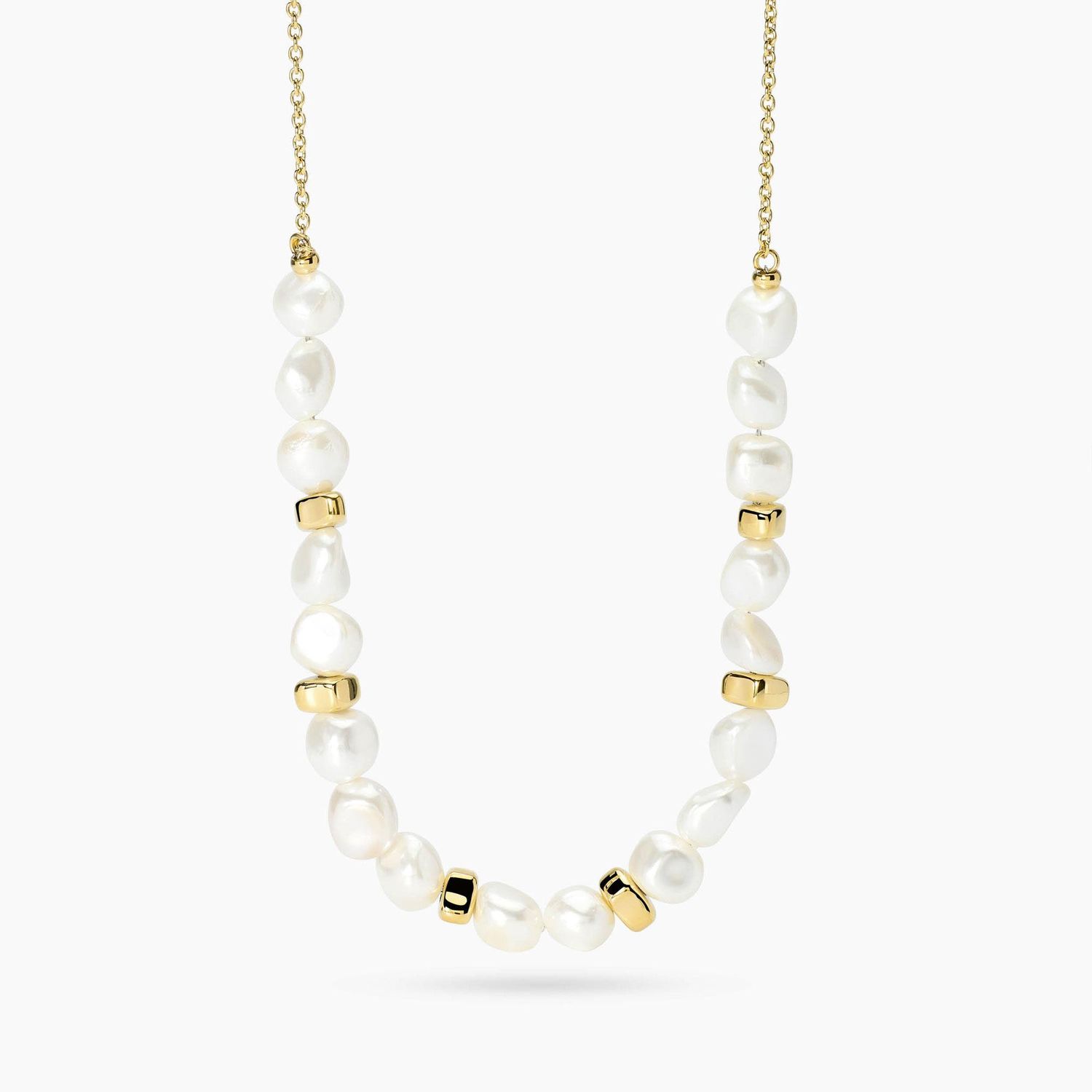 Girocollo dorato con perle conchiglia - Style 70 Kidult