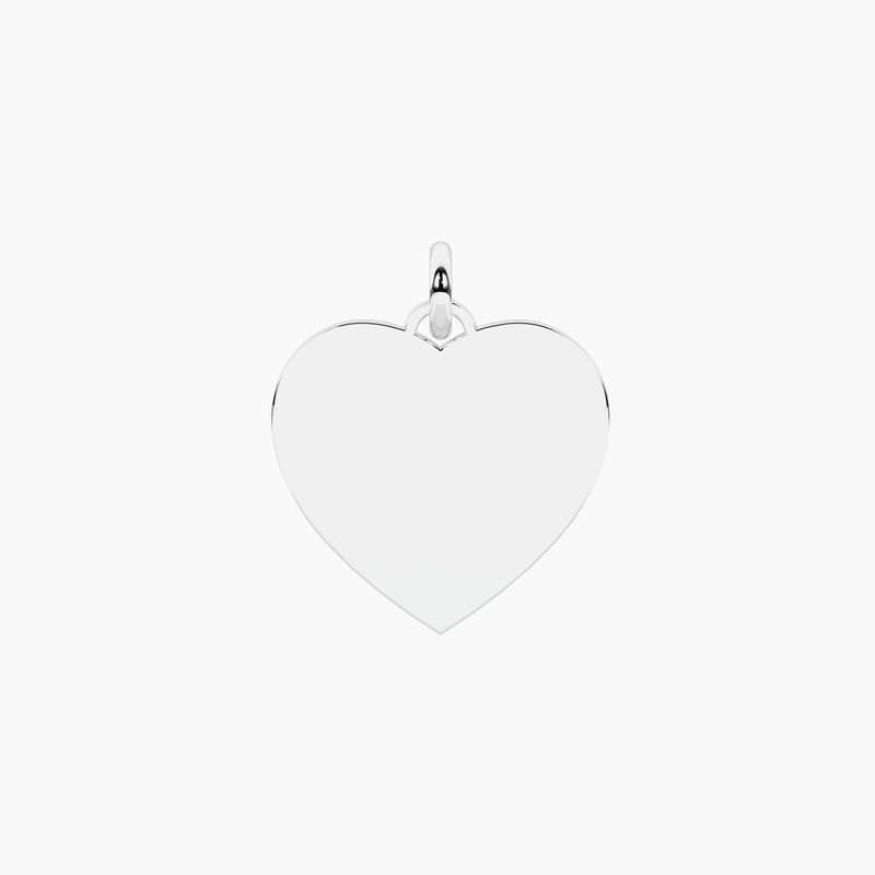 Ciondolo cuore in acciaio - Tag-big heart Kidult