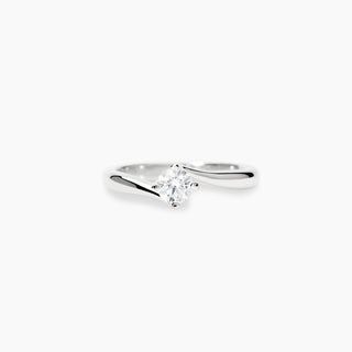 Anello solitario con diamante lab-grown 0,33 carati - MABINA My Diamond Anello solitario con diamante lab-grown 0,33 carati - MABINA My Diamond
