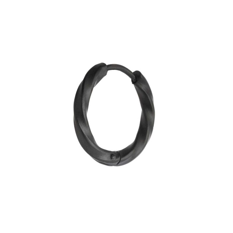 Orecchino a cerchio ritorto 1,7 cm - Marlu'