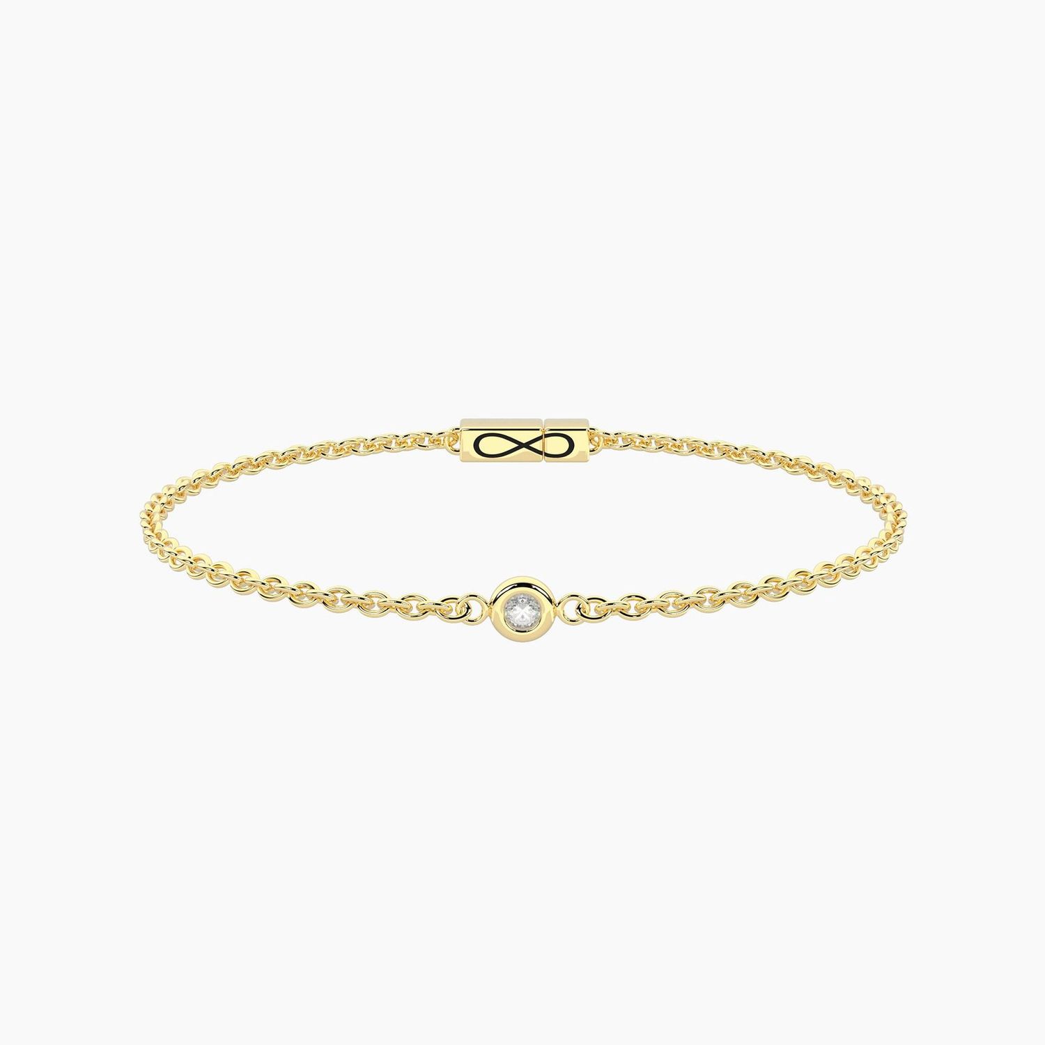 Bracciale infinity con targhetta Tag  - Kidult Infinity