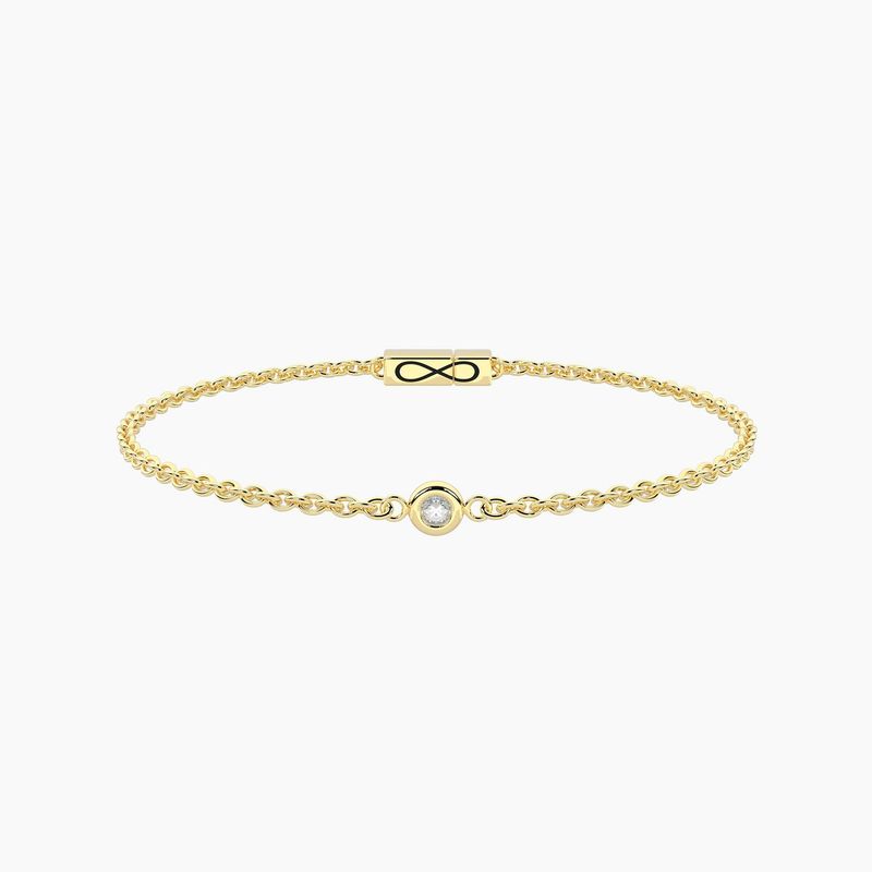 Bracciale infinity con targhetta Tag  - Kidult Infinity