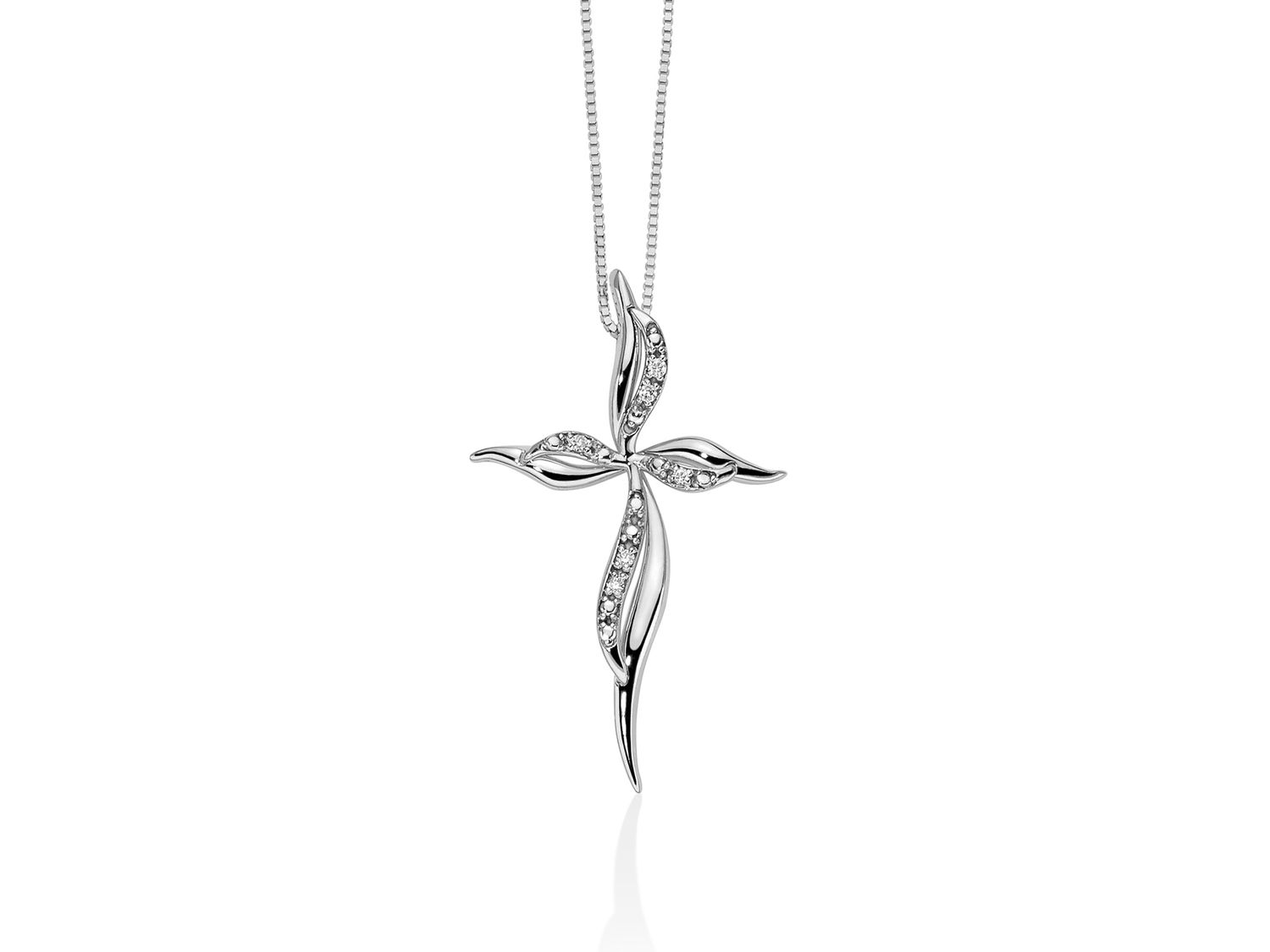 Croce Con Diamanti Miluna