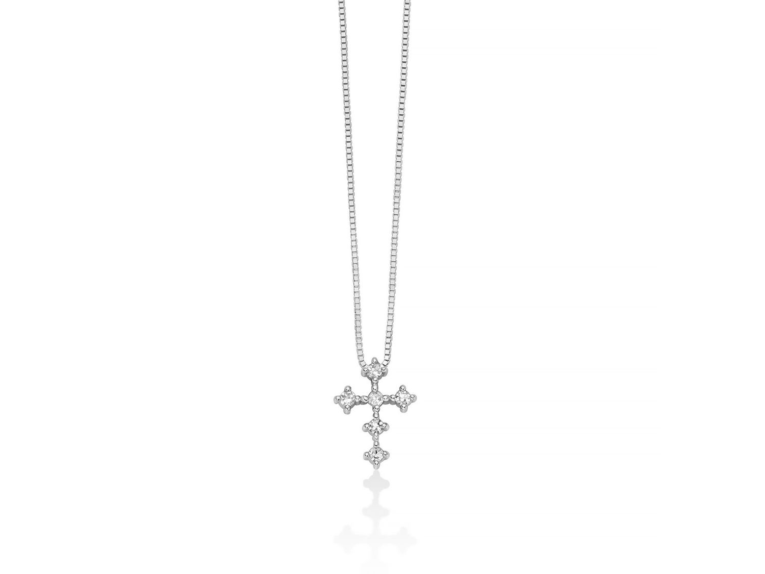 Croce Con Diamanti Miluna