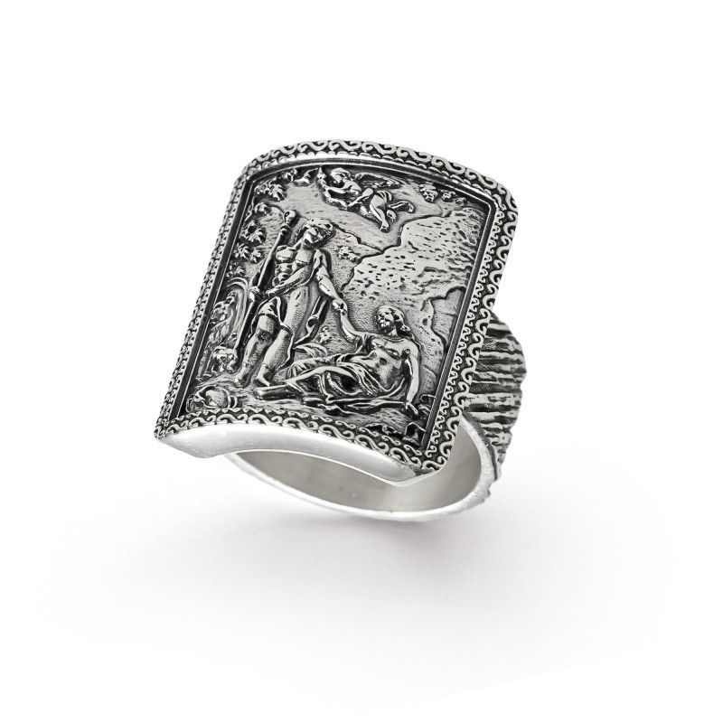 Anello argento brunito Autunno  - Gerardo Sacco