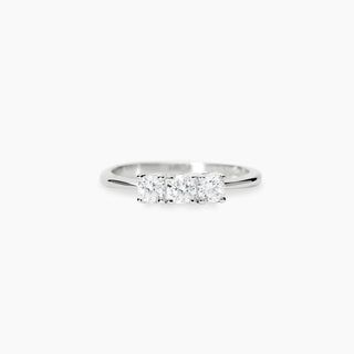 Anello trilogy con diamanti lab-grown 0,15 carati  - MABINA My Diamond