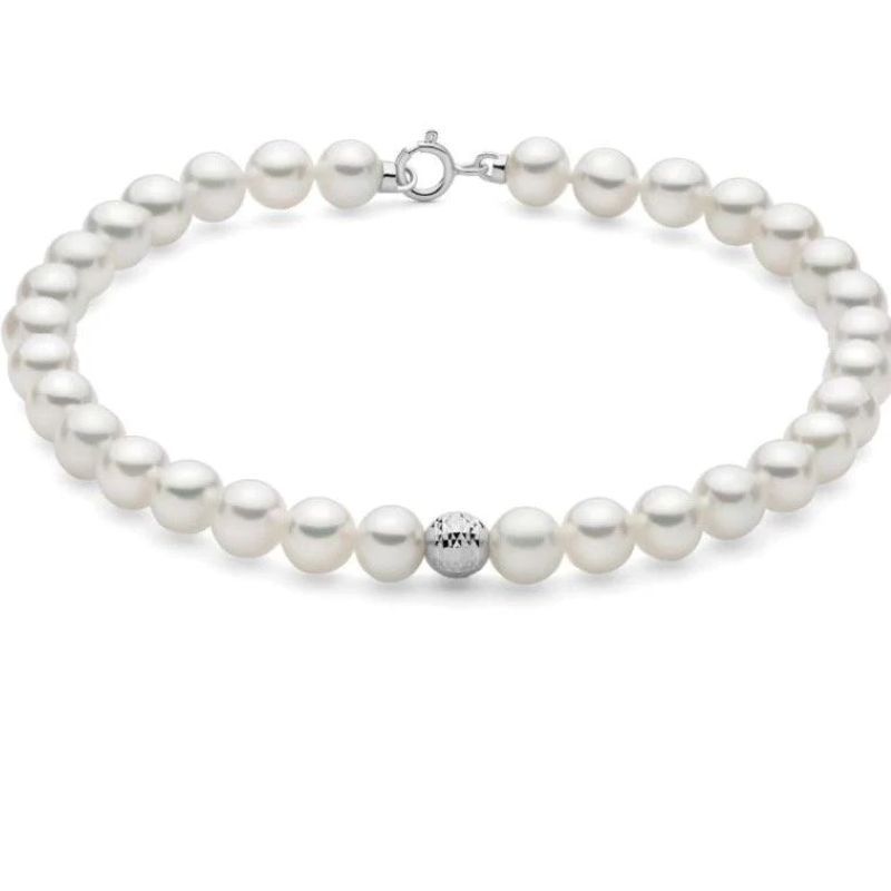 Bracciale Bracciale "Perla" 5.5-6 Boule e Fantasia MIluna