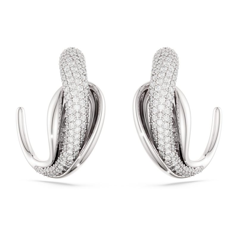 Orecchini a cerchio Classica Swarovski