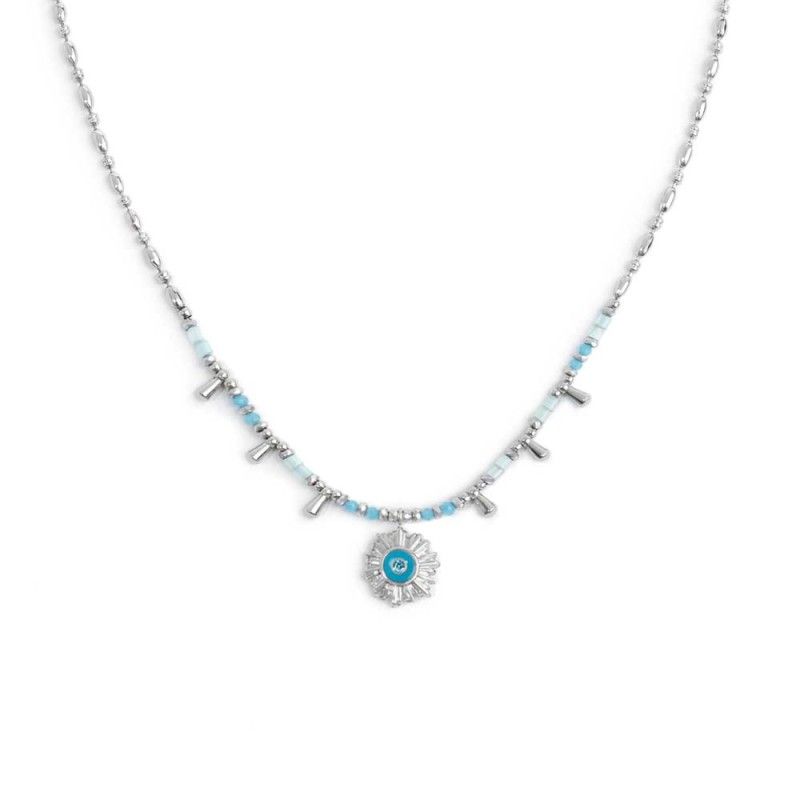 Collana catena chicco di riso con sole pendente - Marlu'