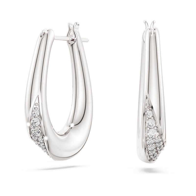 Orecchini a cerchio Classica Swarovski