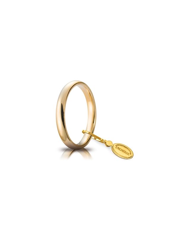 Fede Comoda mm.3,0 in oro giallo Unoaerre