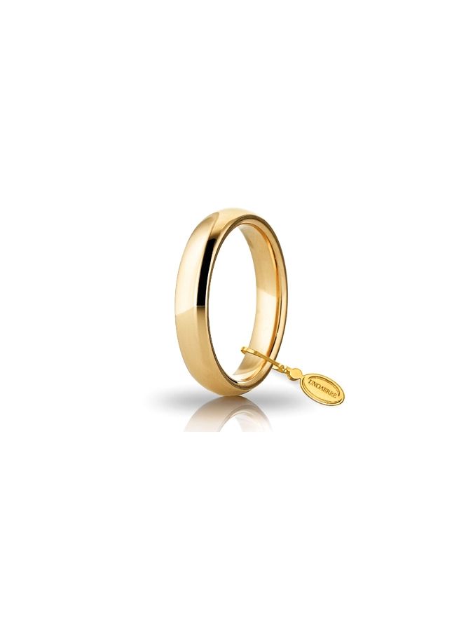 Fede Comoda mm.4,0 in oro giallo Unoaerre Fede Comoda mm.4,0 in oro giallo Unoaerre