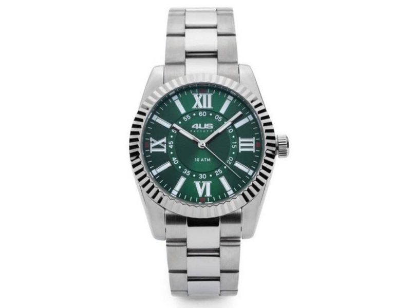 Orologio 4us Paciotti Acciaio STEEL QUAD VERDE SUNRAY VERDE 40 MM Orologio 4us Paciotti Acciaio STEEL QUAD VERDE SUNRAY VERDE 40 MM