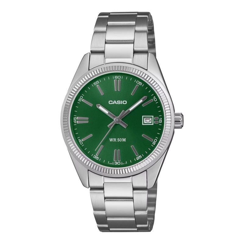 Casio Orologio Classic Acciaio Verde Collection Casio Orologio Classic Acciaio Verde Collection