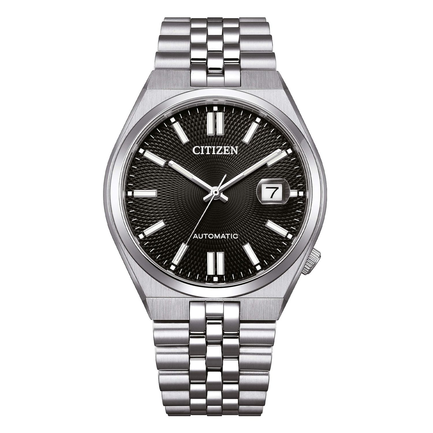 Orologio Tsuyosa 60 Nero Meccanico Citizen 40 mm Orologio Tsuyosa 60 Nero Meccanico Citizen 40 mm