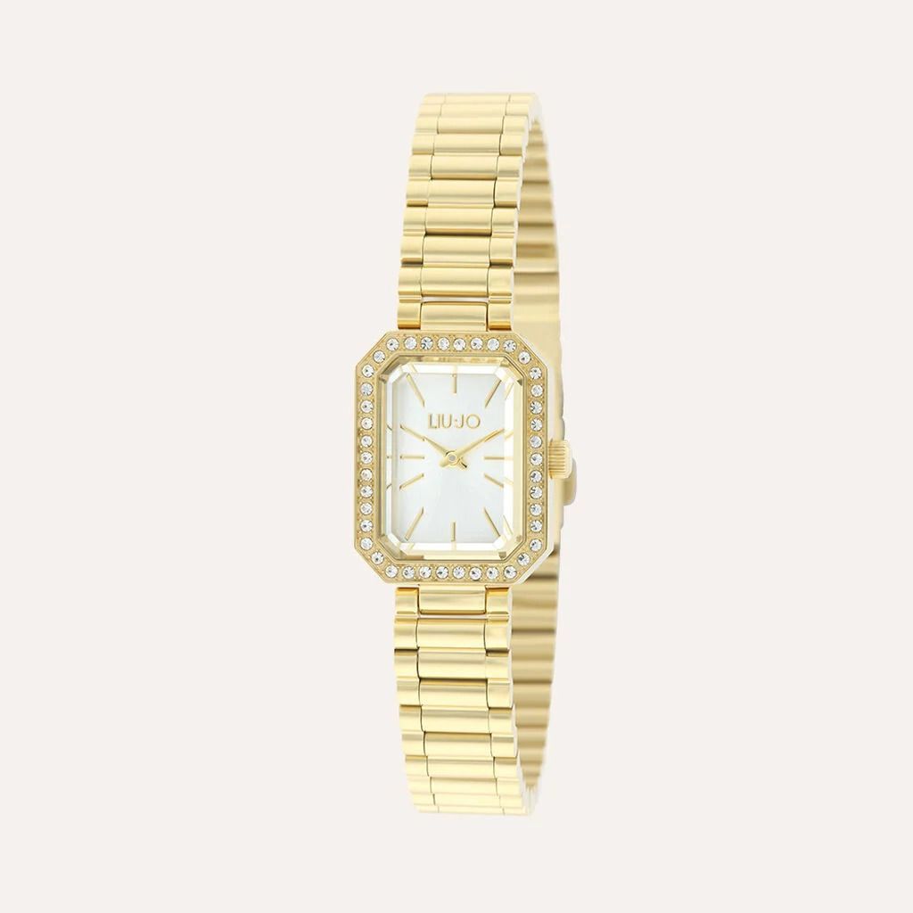 Orologio in acciaio con brill Liu-Jo