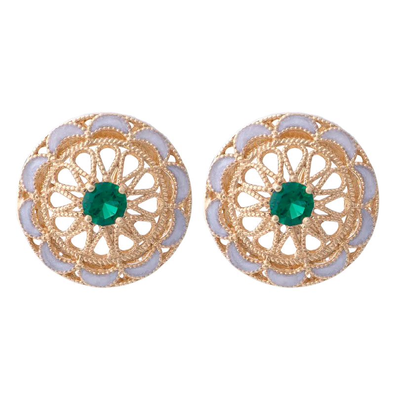Orecchini Belle Époque Verdi - Spadafora Gioielli