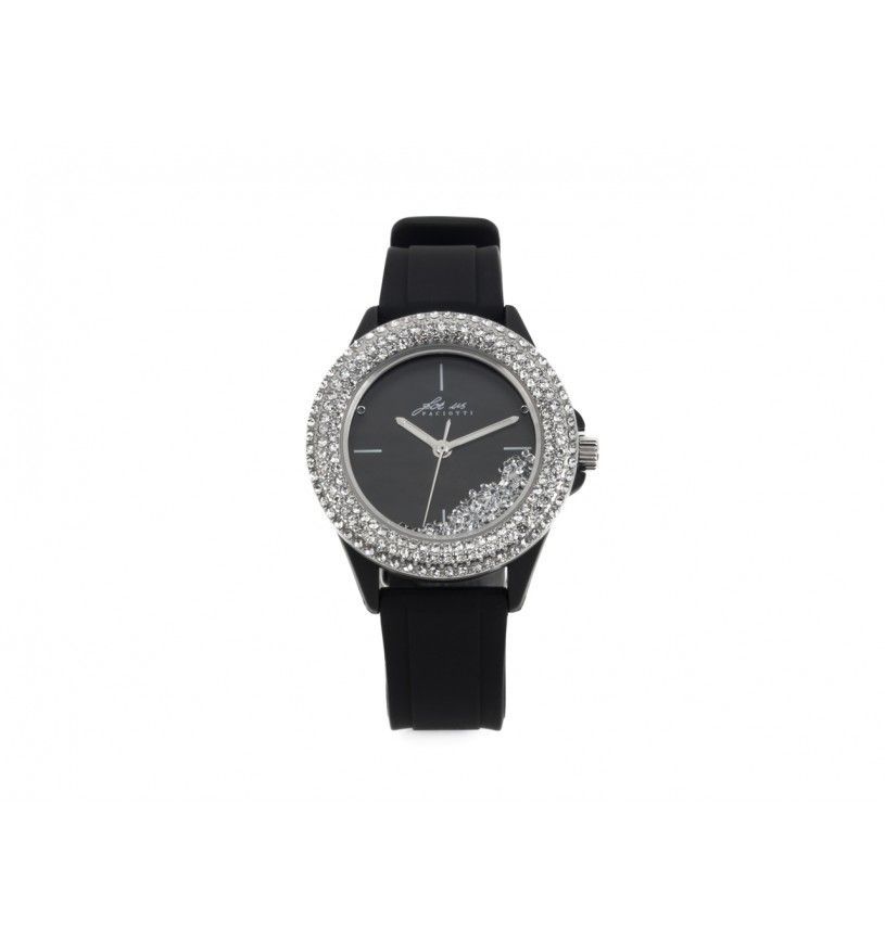 Orologio Donna Gomma Nera 4US Cesare Paciotti T4SW498 Orologio Donna Gomma Nera 4US Cesare Paciotti T4SW498