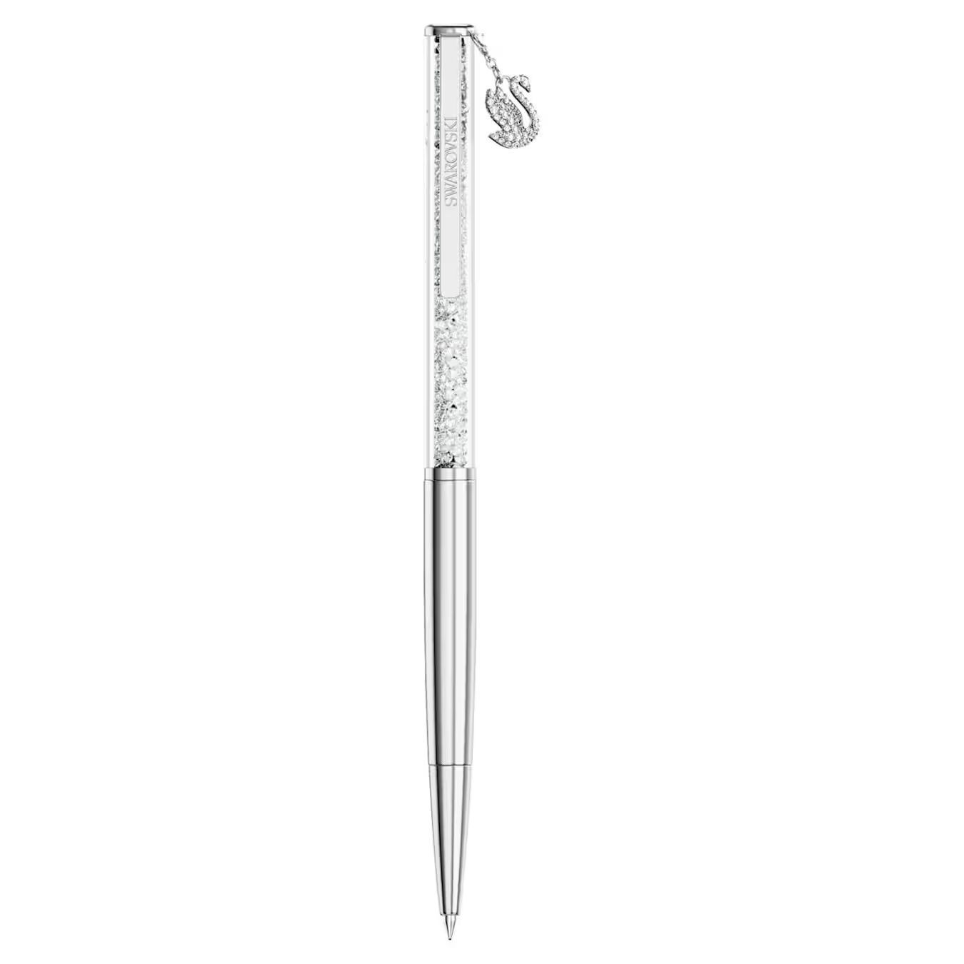 Penna a sfera Crystalline Cigno, Cromato Swarovski Penna a sfera Crystalline Cigno, Cromato Swarovski