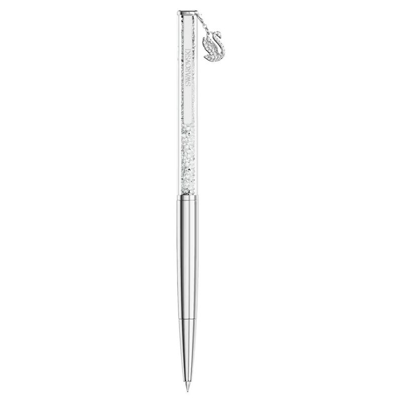 Penna a sfera Crystalline Cigno, Cromato Swarovski