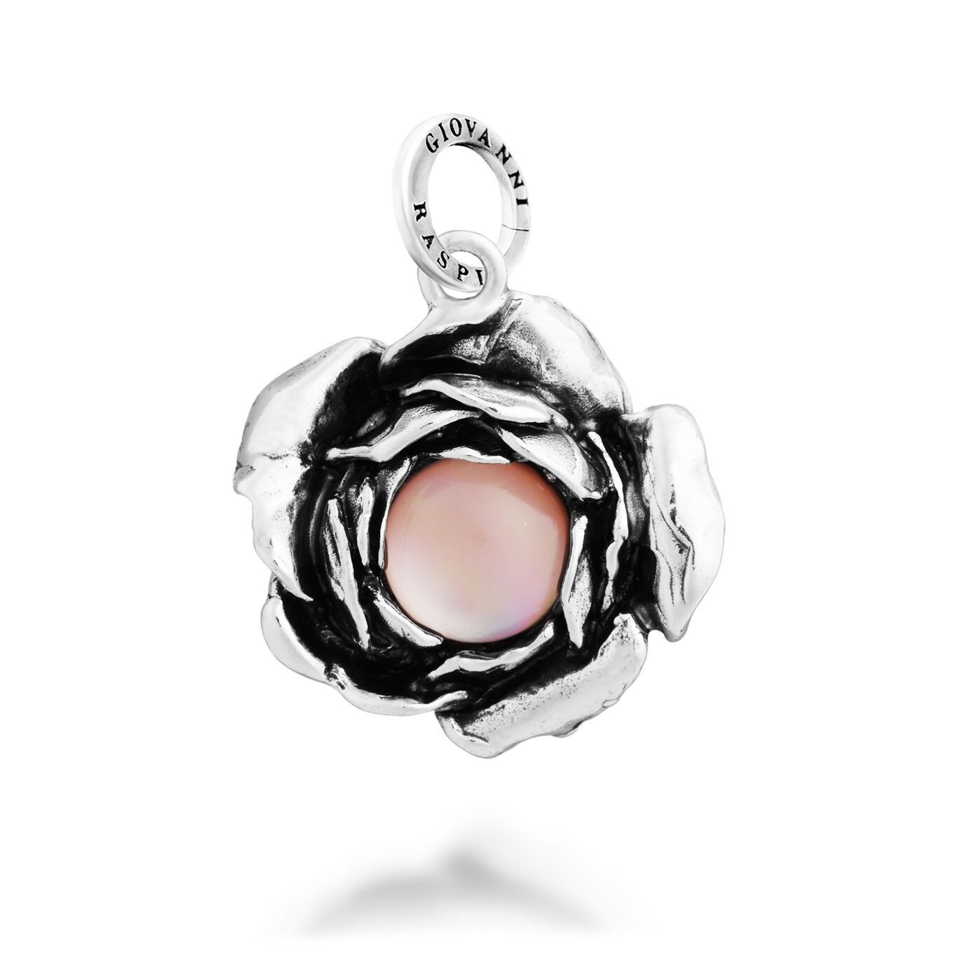 charm rosa cabochon charm rosa cabochon