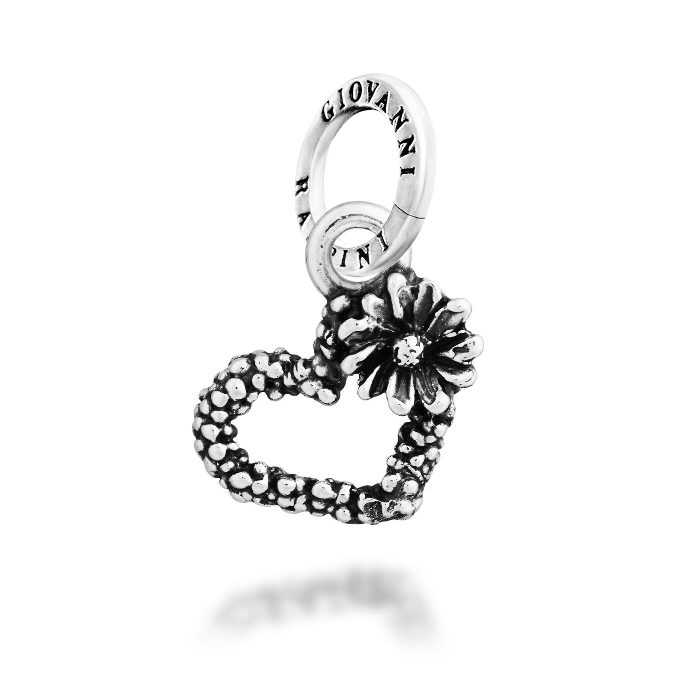 charm cuore mimosa e margherita charm cuore mimosa e margherita